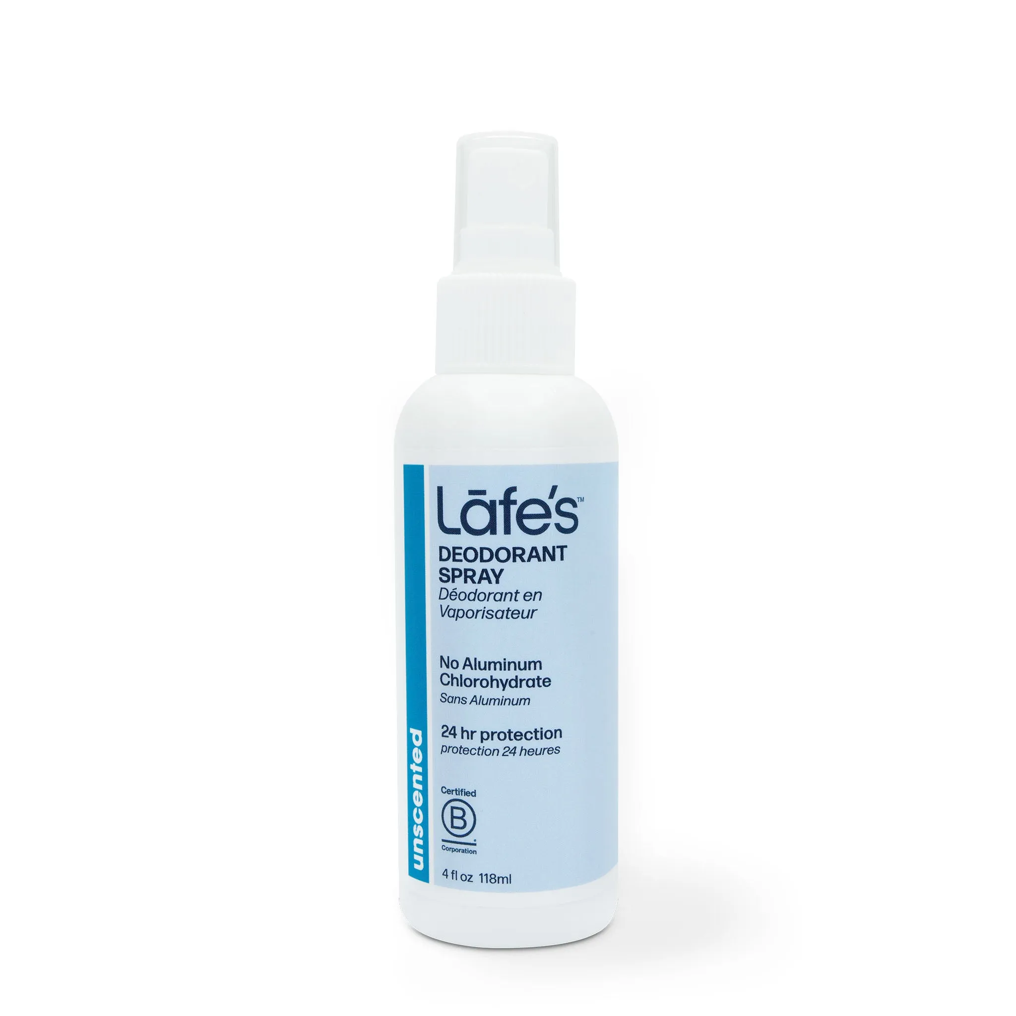 Lafe's Deodorant Spray Unscented (Fragrance Free) - 4 oz.