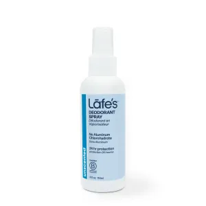 Lafe's Deodorant Spray Unscented (Fragrance Free) - 4 oz.