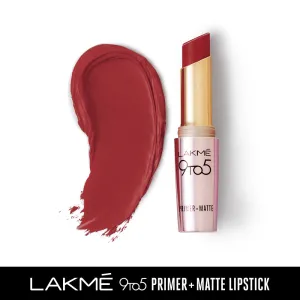 Lakme 9TO5 Primer   Matte Lip Color Cherry Chic 3.6 g