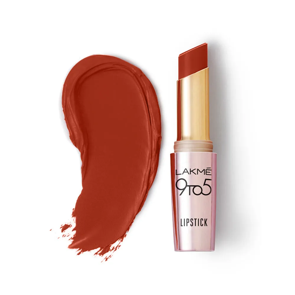 Lakme 9TO5 Primer   Matte Lip Color MR3 Red Rust, 3.6 g