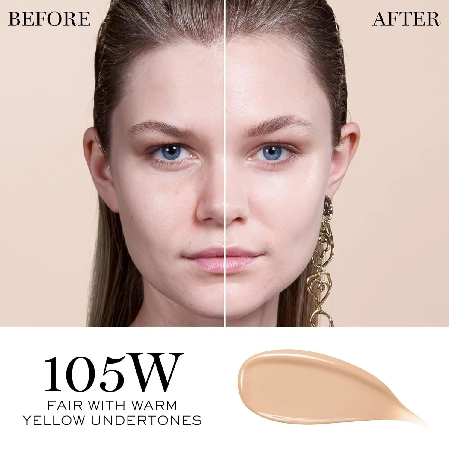Lancme Teint Idle Ultra Wear Care & Glow Foundation for Up to 24H Healthy Glow - SPF27 - Medium Buildable Coverage & Natural Glow Finish