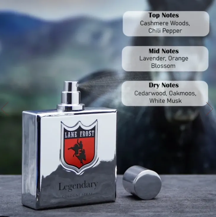 Lane Frost Legendary Chrome Version 3.4 fl oz  Cologne Spray
