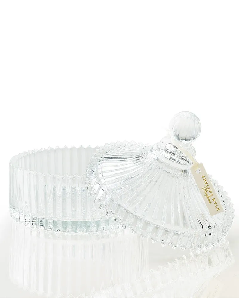Large Crystal Puff Dish {clearance}