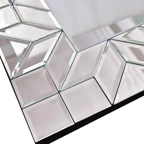 Large Framed Rectangular Bathroom Mirror