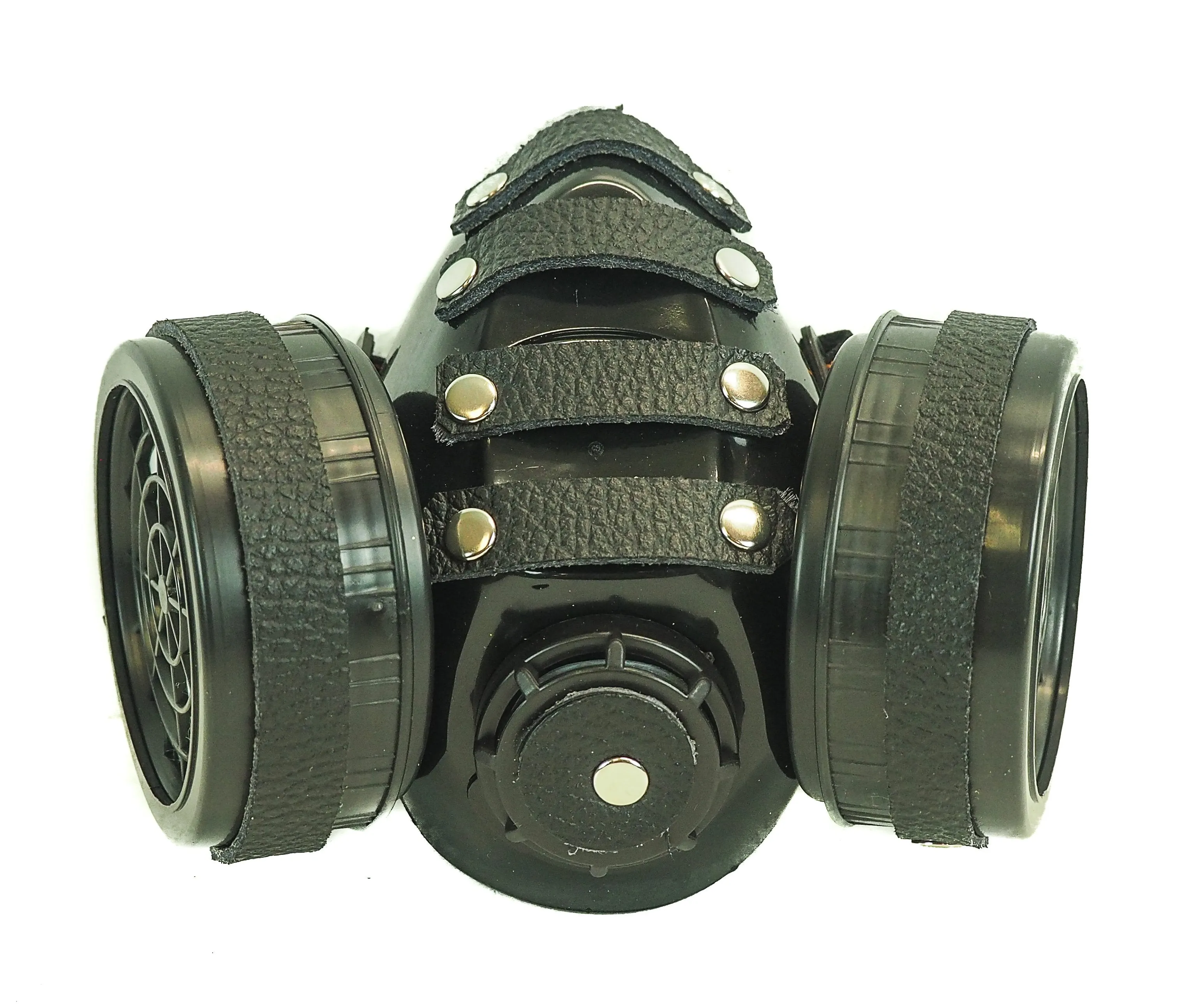 Leather Wrapped Gas Mask
Dual Active Filter Included