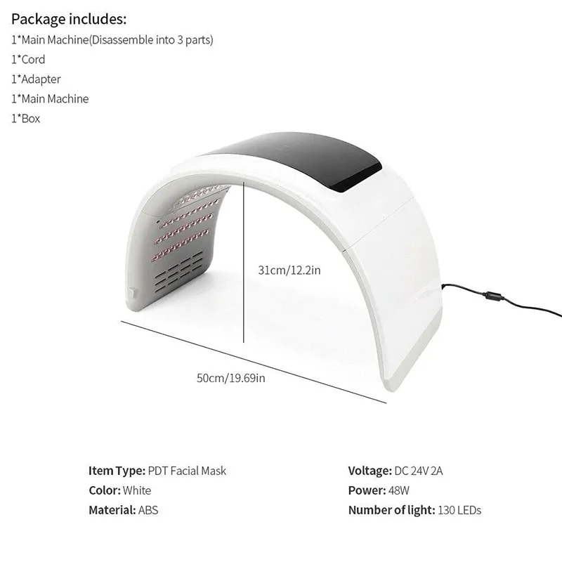 LEDgenix - 7 Color PDT Light Skin Rejuvenation Device