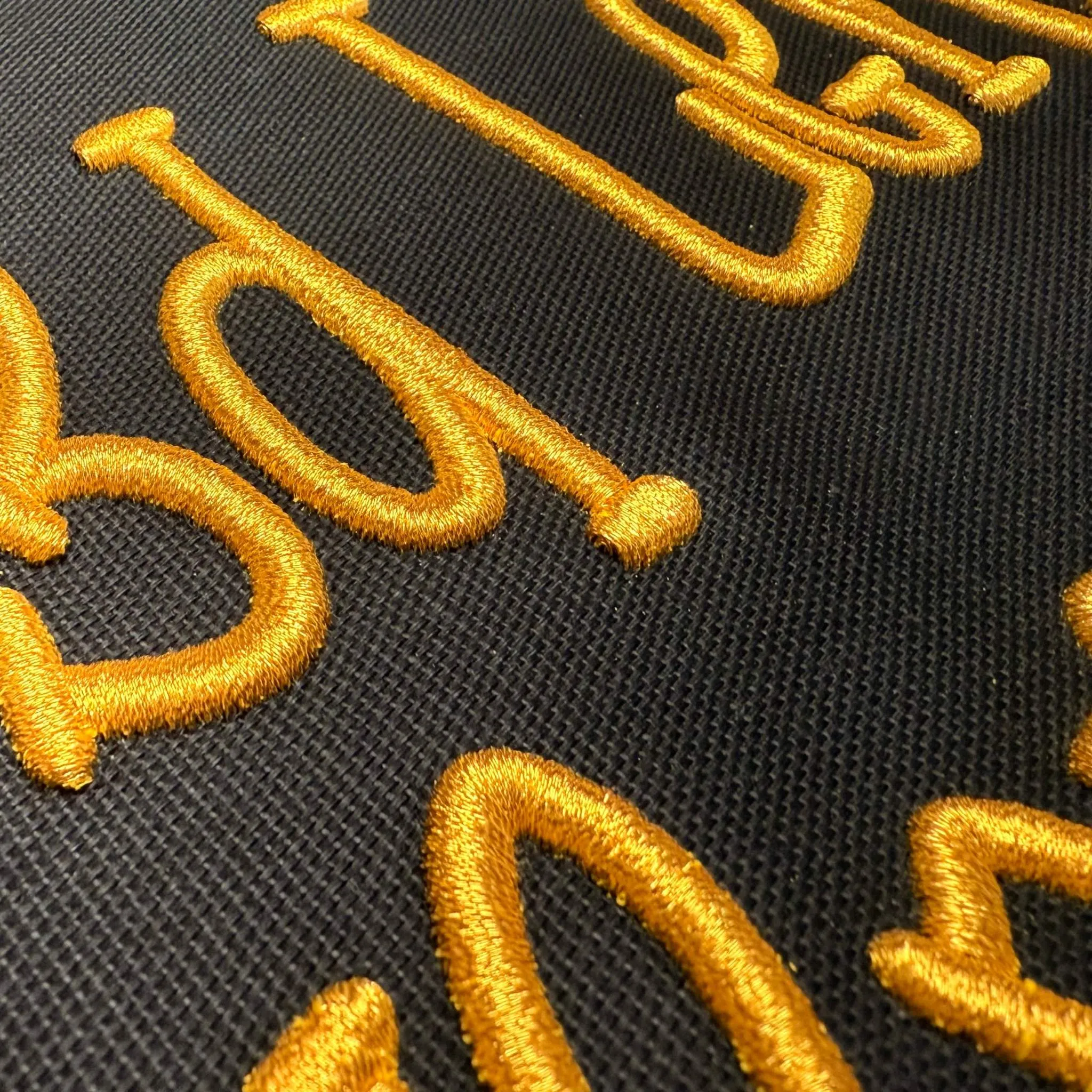 Lemon Bars 3D Puff Digital Embroidery Font