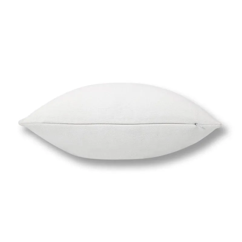Linen Cushion Cover White 25 x 25