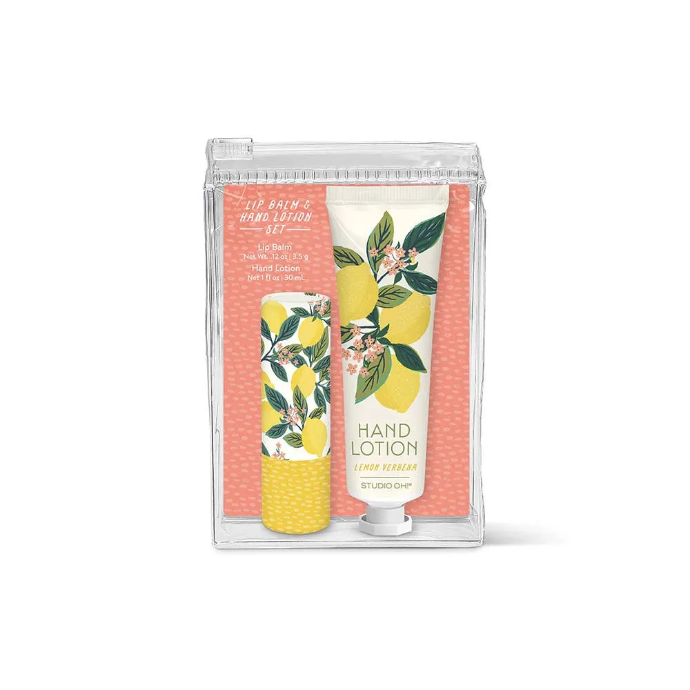 Lip Balm & Hand Lotion Set-Lemon Tree
