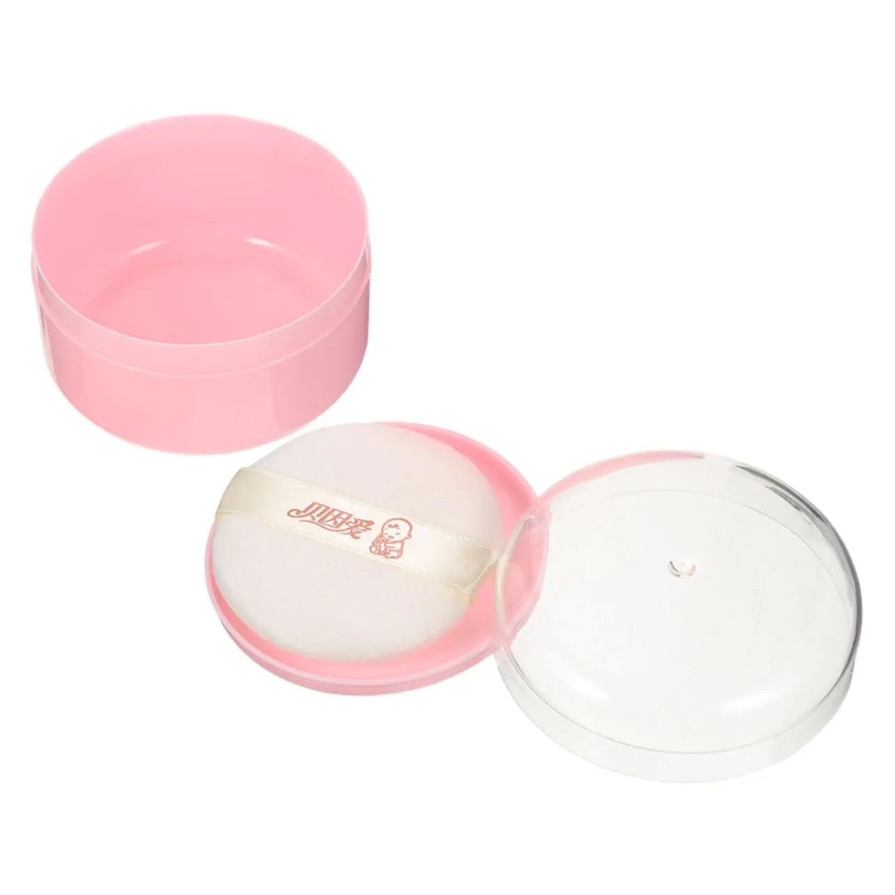 Loose Powder Puff Box Portable Powder Storage Holder Perfect for Travel
