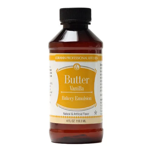 LorAnn Oils Bakery Emulsion Set of 3, Butter, Buttery Sweet Dough, Butter Vanilla