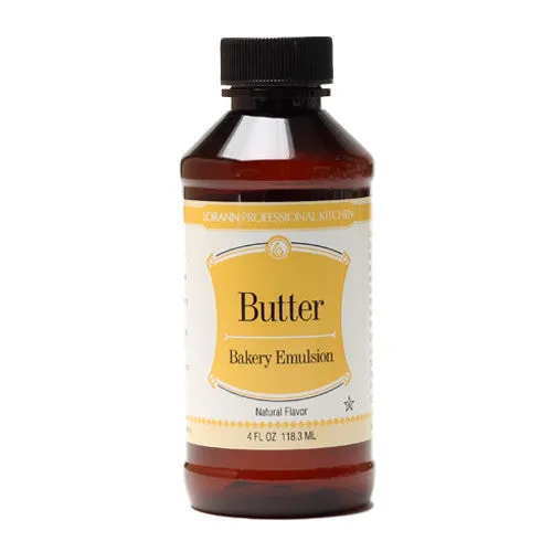 LorAnn Oils Bakery Emulsion Set of 3, Butter, Buttery Sweet Dough, Butter Vanilla
