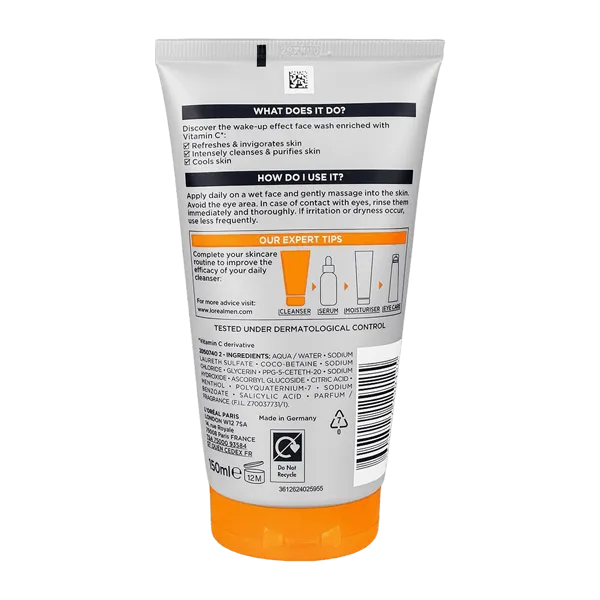 Loreal Paris Men Expert Hydra Energetic Face Wash 150ml