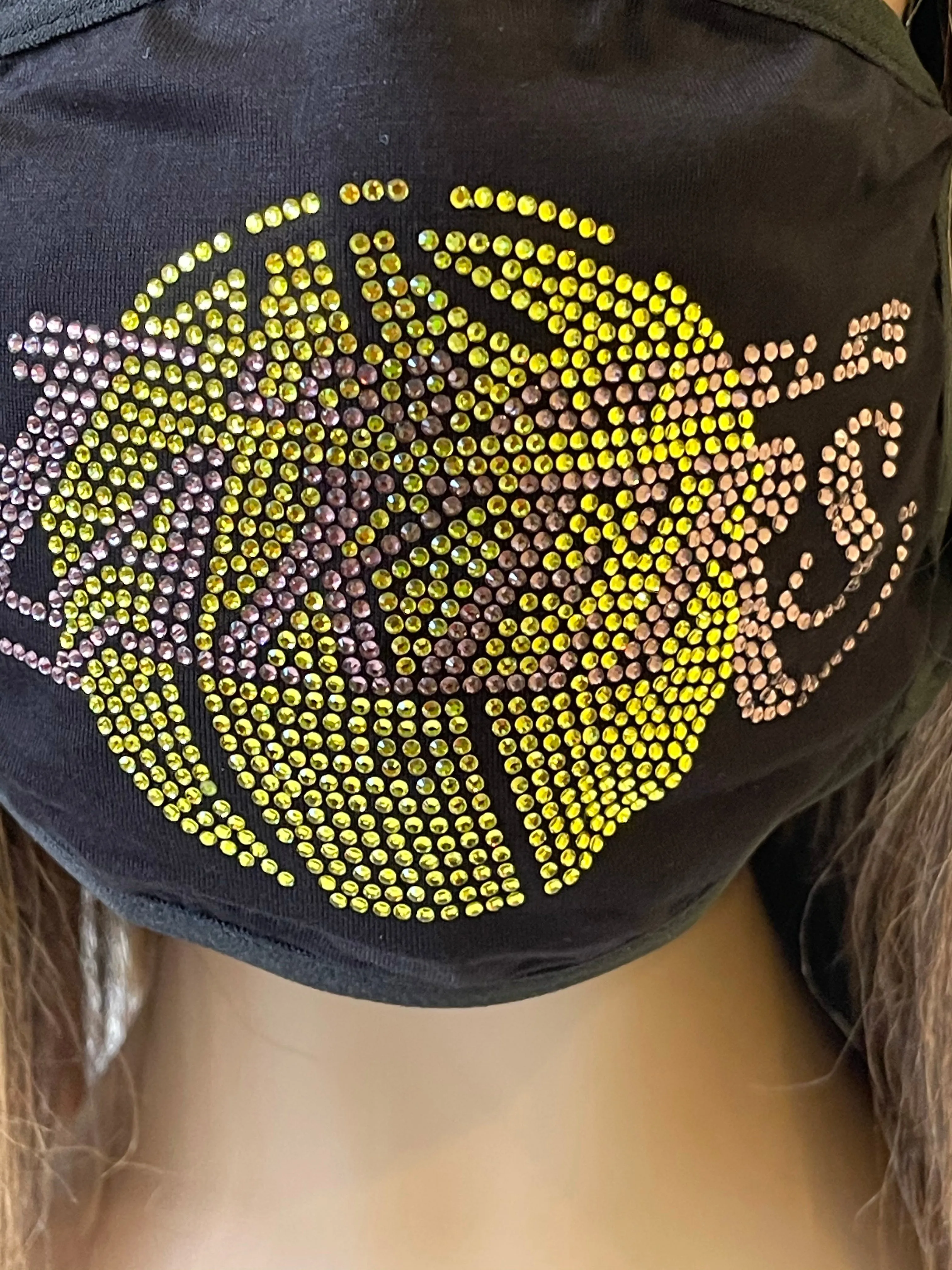 Los Angeles Lakers Rhinestone Bling Face Mask Washable