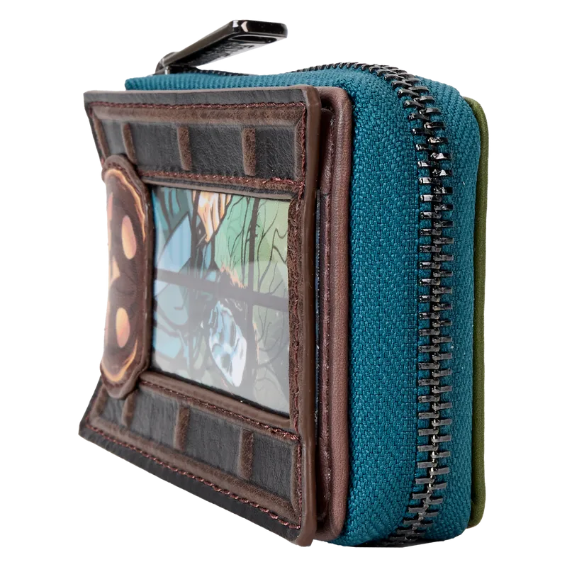 Loungefly Halloween - Michael Myers Pumpkin Glow Accordion Zip Around Wallet