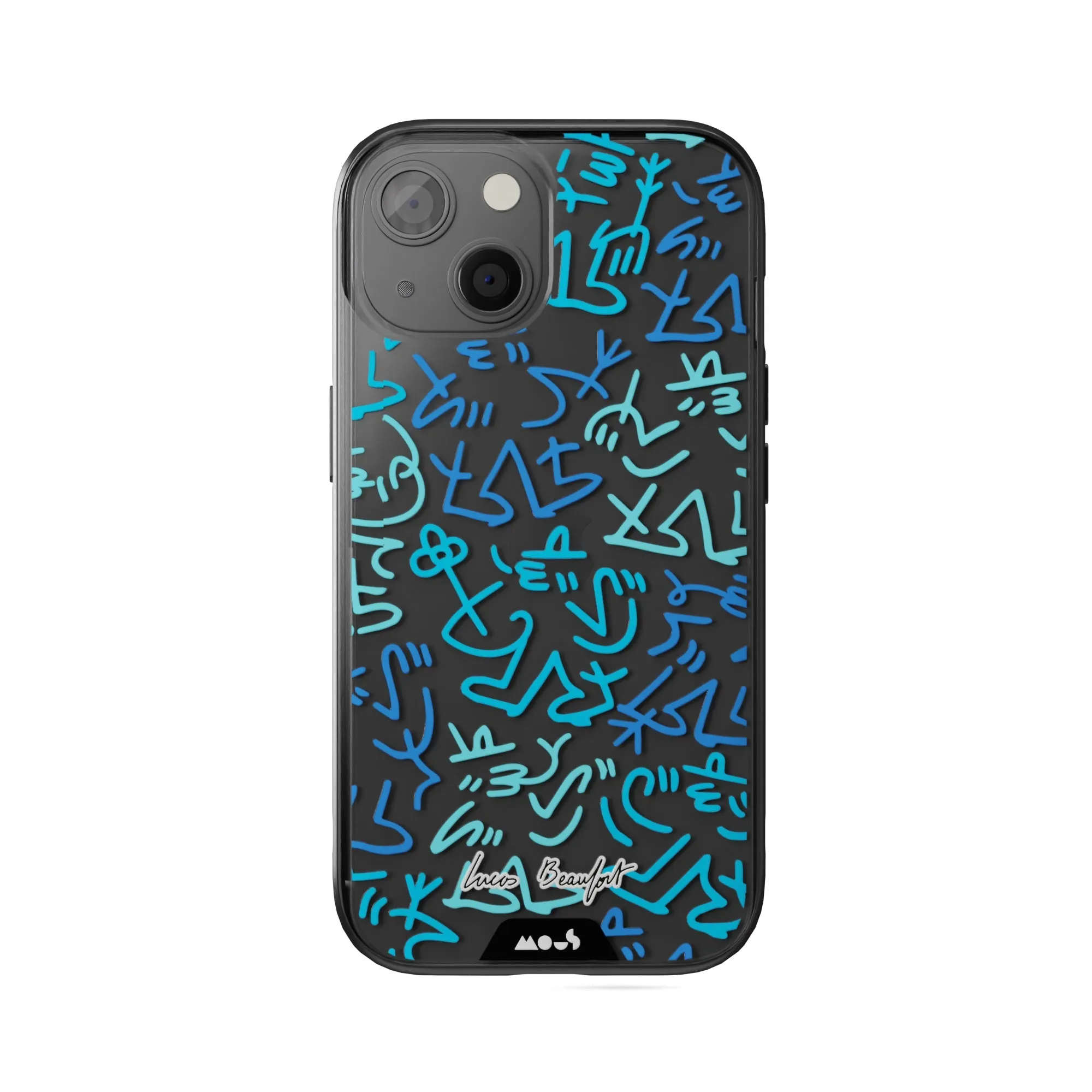 Lucas Beaufort Blue Printed Phone Case