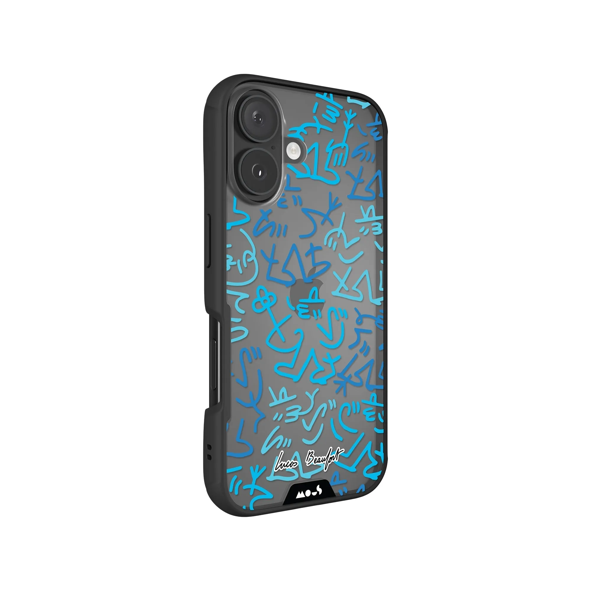 Lucas Beaufort Blue Printed Phone Case