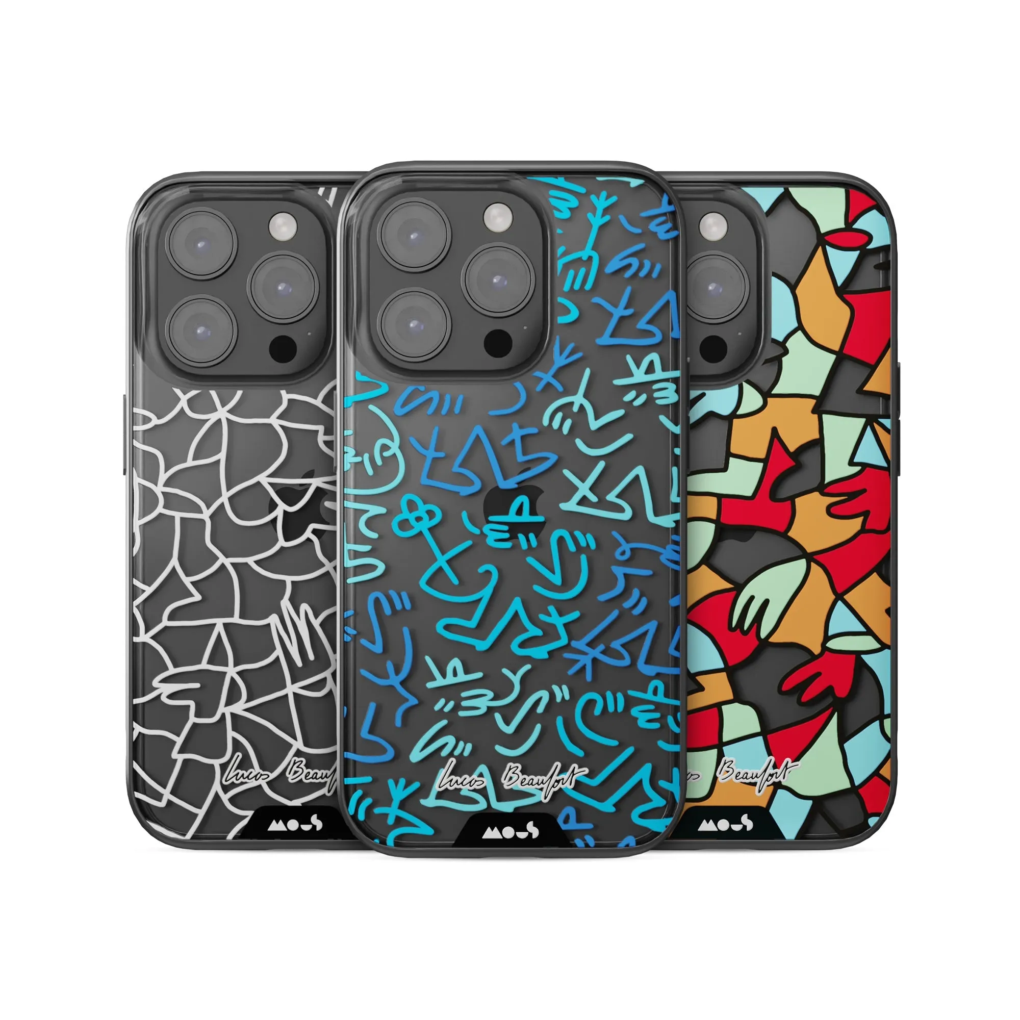Lucas Beaufort Blue Printed Phone Case