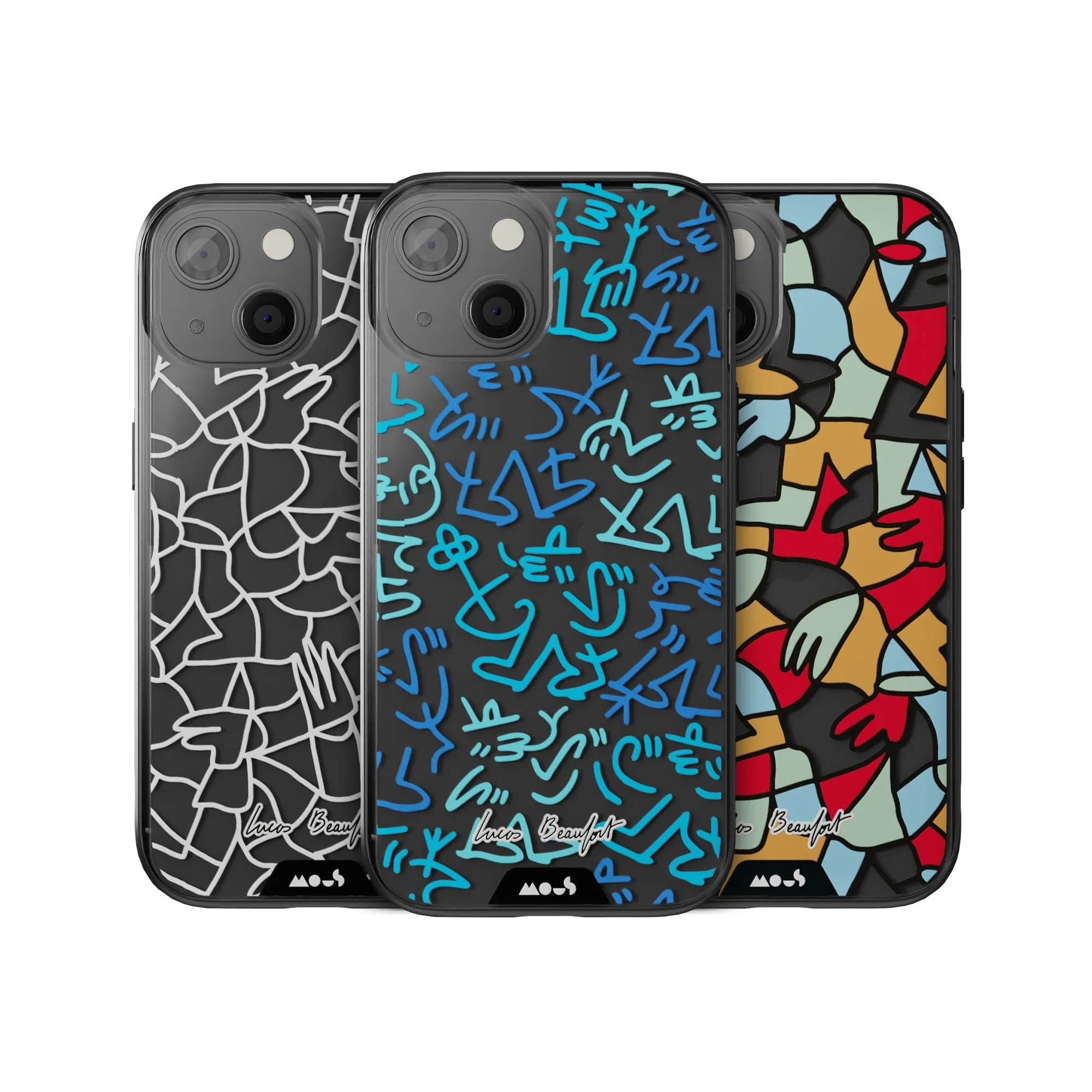 Lucas Beaufort Blue Printed Phone Case