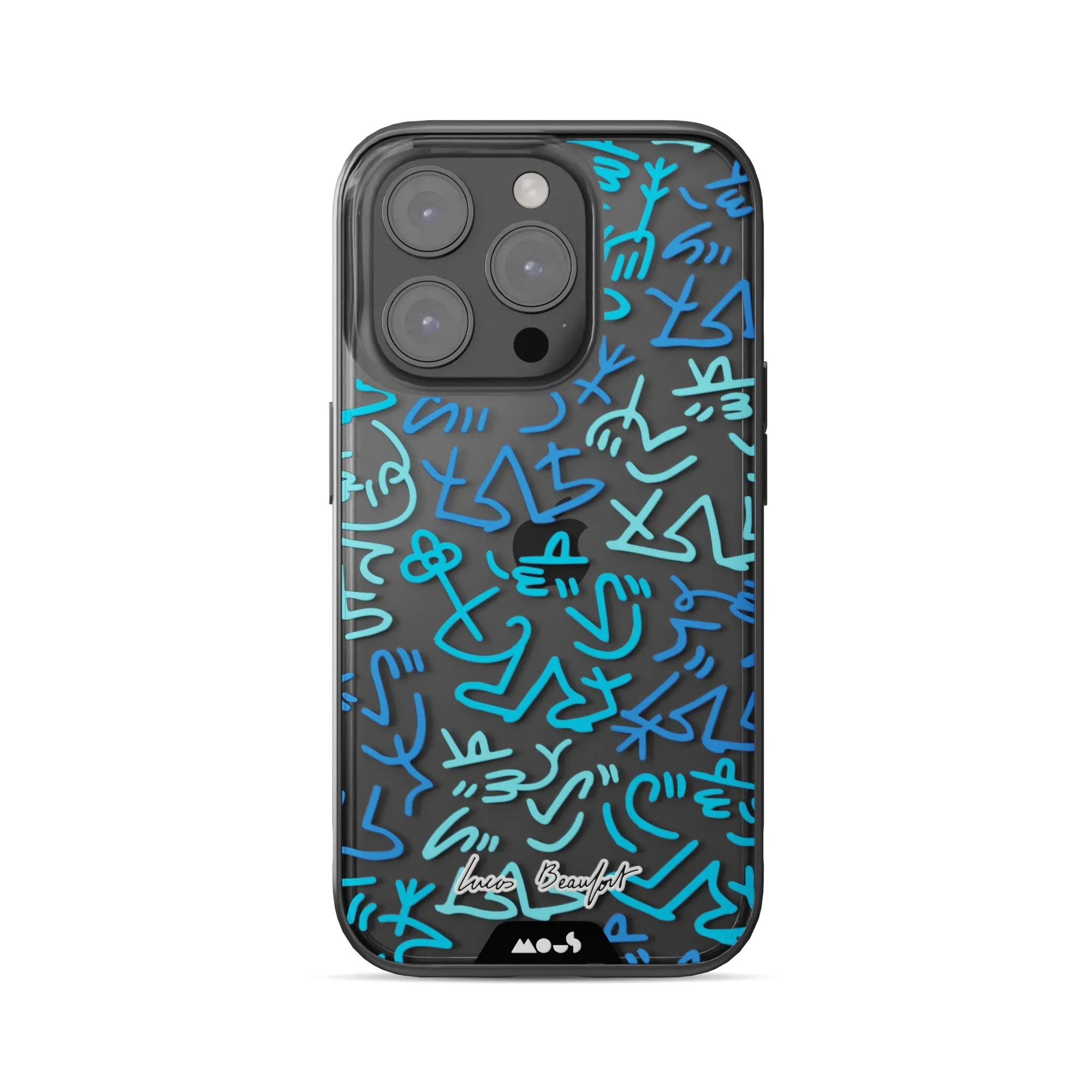Lucas Beaufort Blue Printed Phone Case