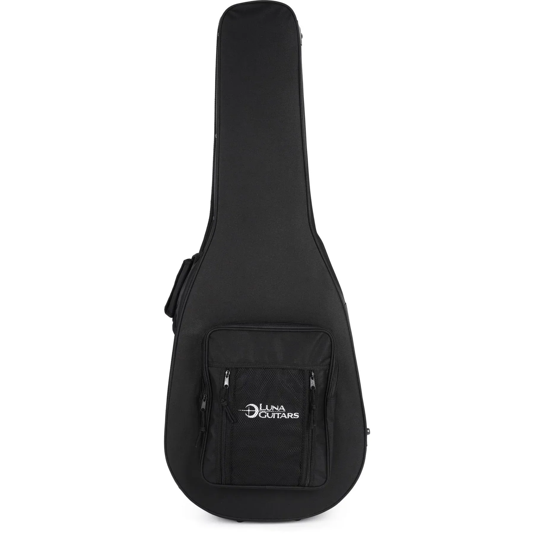 Luna LIGHTWEIGHT Folk/Parlor Acoustic Guitar Case - Black