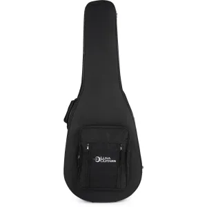 Luna LIGHTWEIGHT Folk/Parlor Acoustic Guitar Case - Black