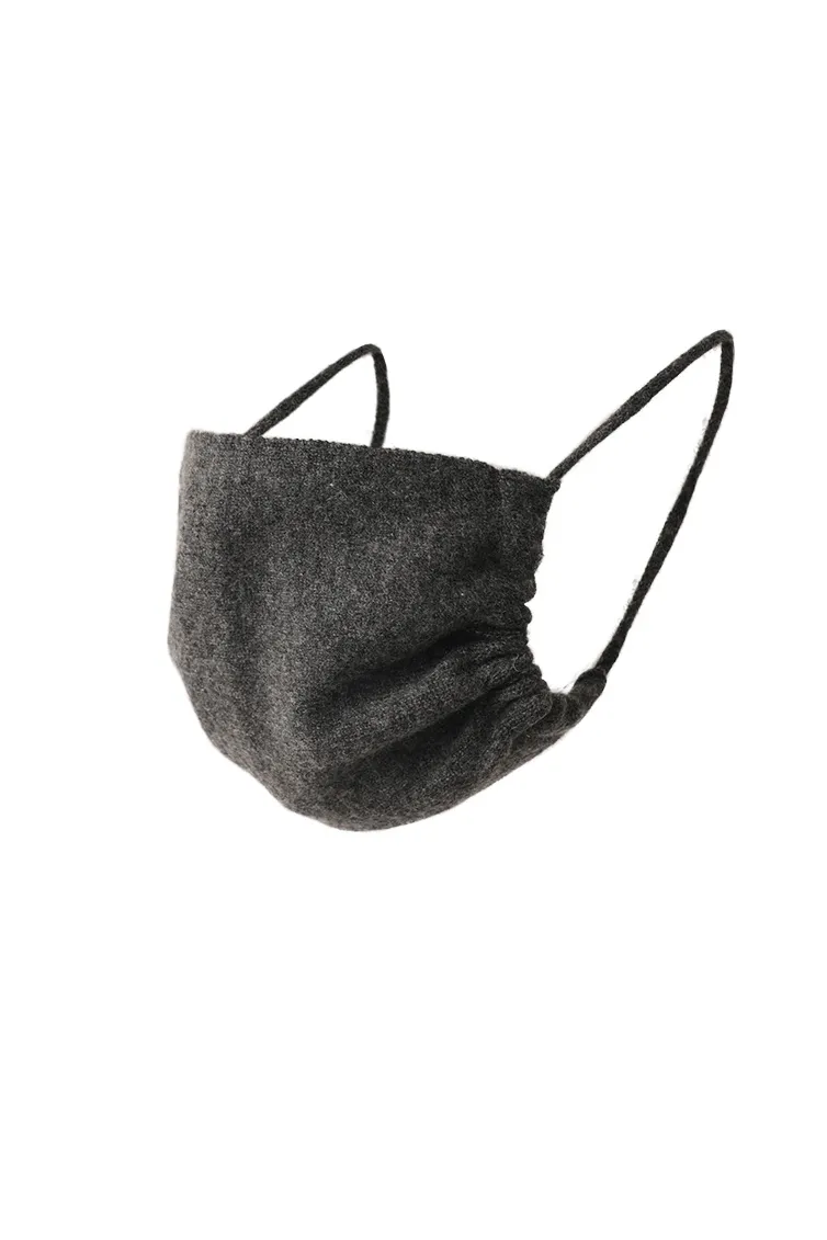 Luxe Knitted Pure Cashmere Re-usable Face Mask