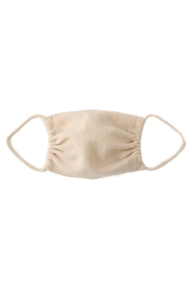 Luxe Knitted Pure Cashmere Re-usable Face Mask