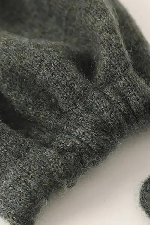 Luxe Knitted Pure Cashmere Re-usable Face Mask