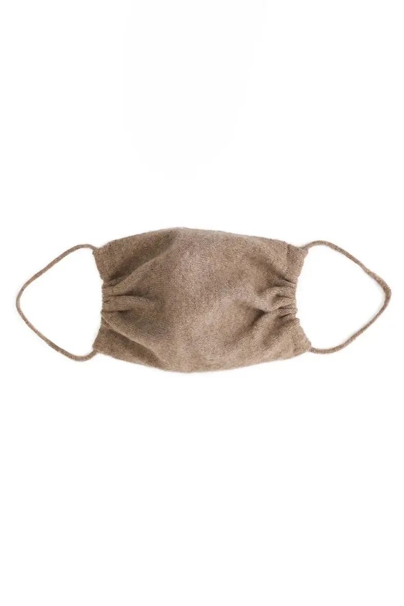 Luxe Knitted Pure Cashmere Re-usable Face Mask