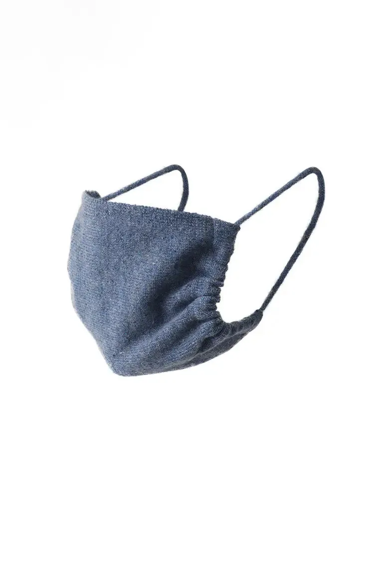 Luxe Knitted Pure Cashmere Re-usable Face Mask