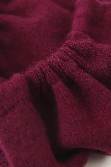 Luxe Knitted Pure Cashmere Re-usable Face Mask