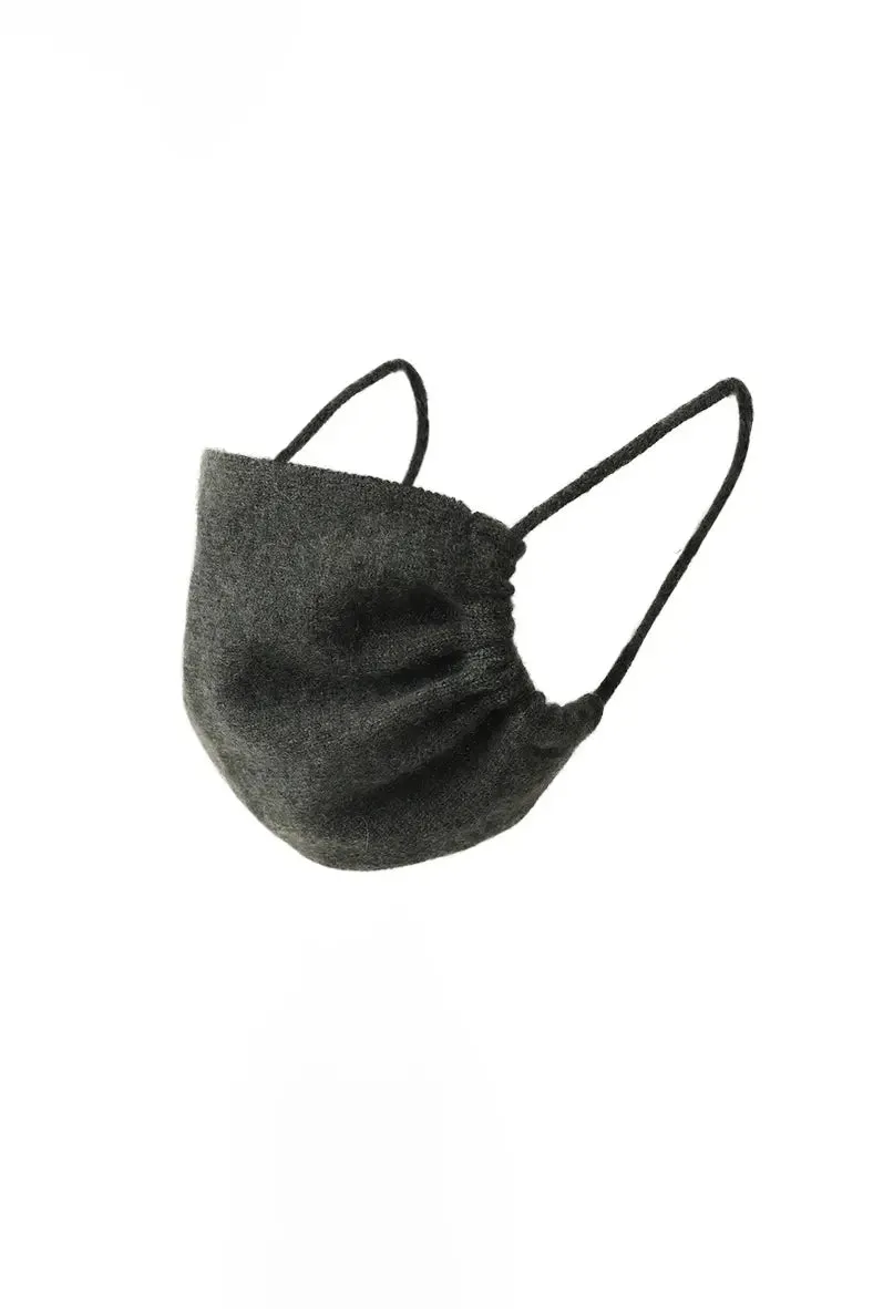 Luxe Knitted Pure Cashmere Re-usable Face Mask