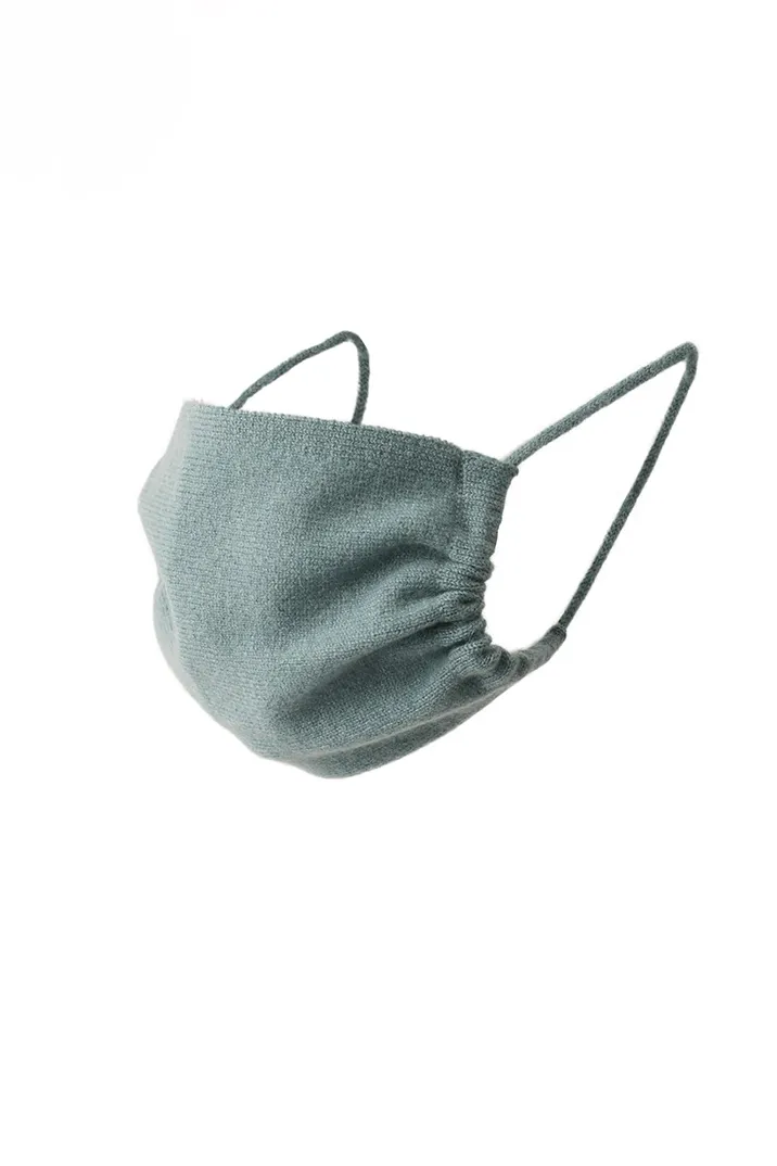 Luxe Knitted Pure Cashmere Re-usable Face Mask
