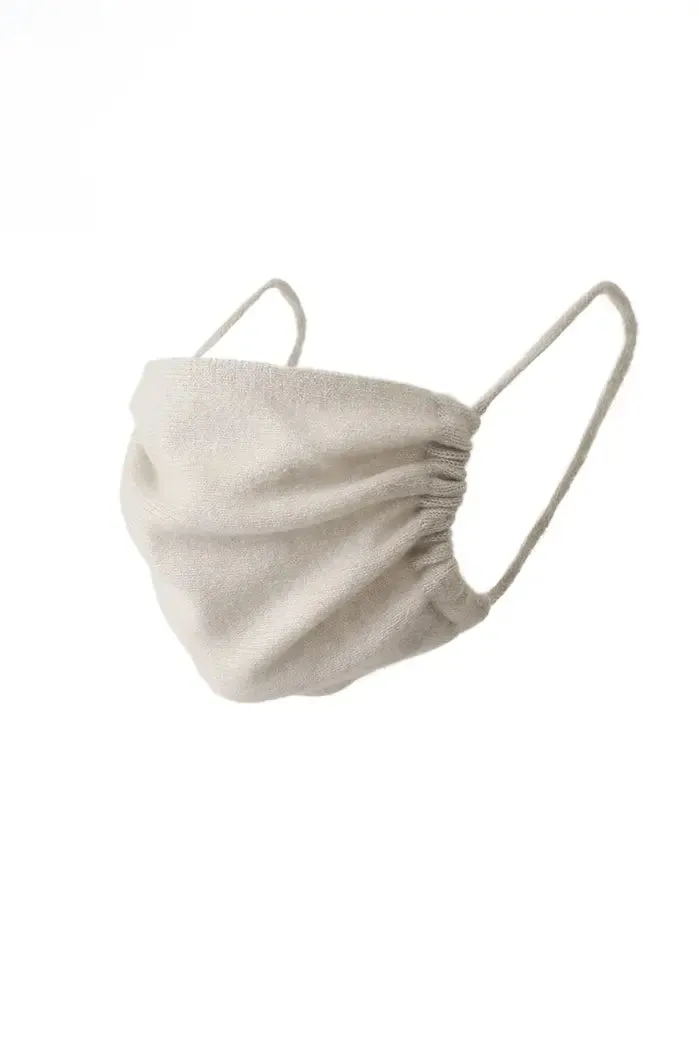 Luxe Knitted Pure Cashmere Re-usable Face Mask