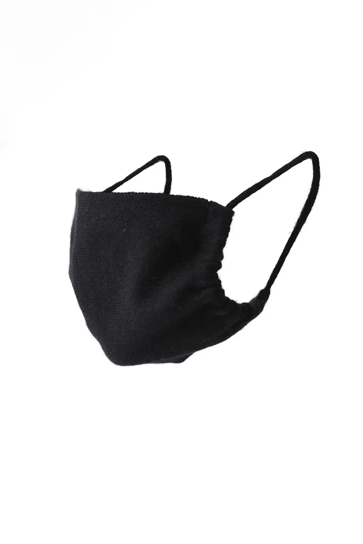 Luxe Knitted Pure Cashmere Re-usable Face Mask