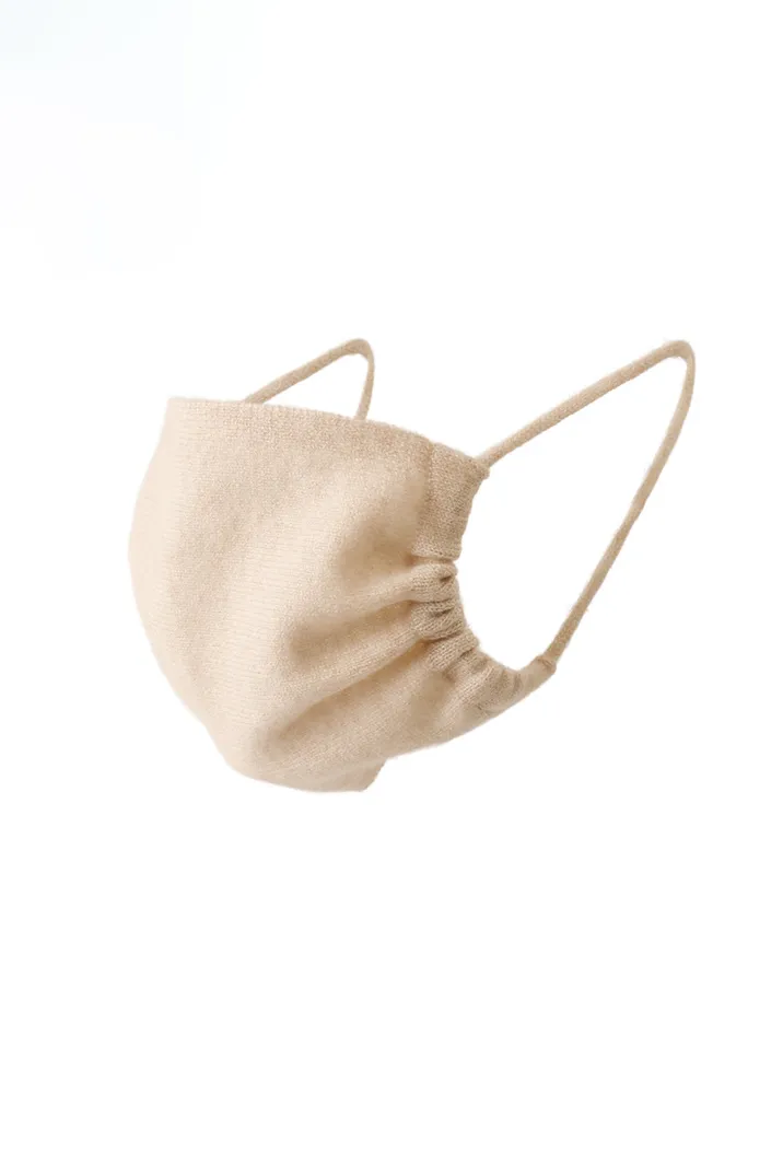 Luxe Knitted Pure Cashmere Re-usable Face Mask