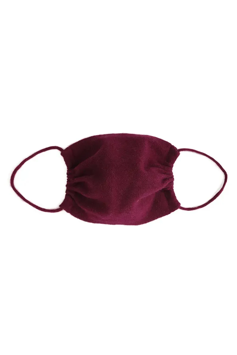 Luxe Knitted Pure Cashmere Re-usable Face Mask
