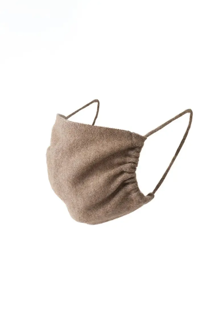 Luxe Knitted Pure Cashmere Re-usable Face Mask