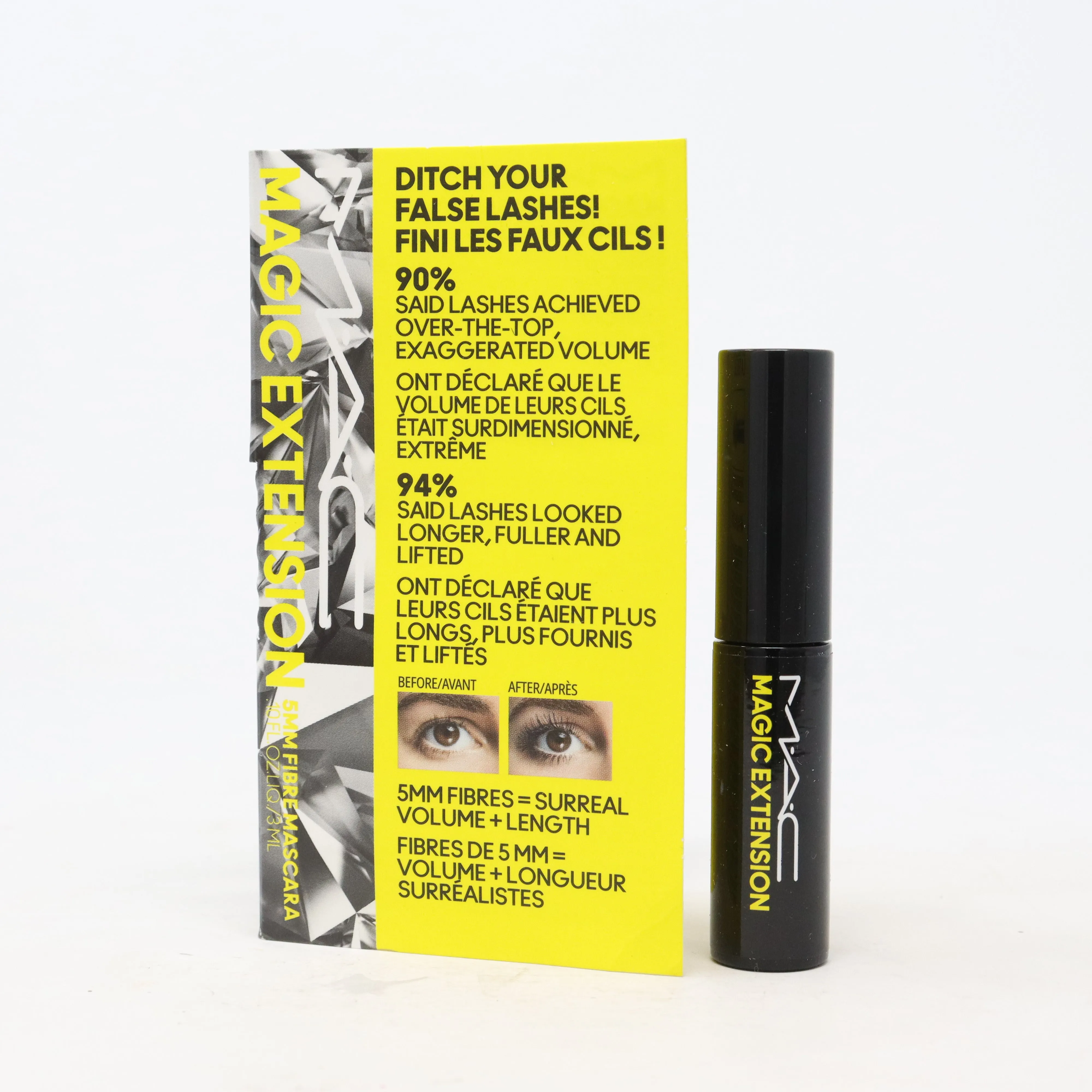 Mac Magic Extension 5Mm Fibre Mascara  0.10oz/3ml New With Box