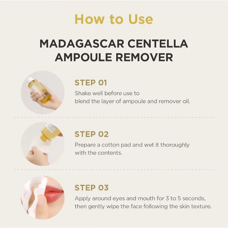 Madagascar Centella Ampoule Remover