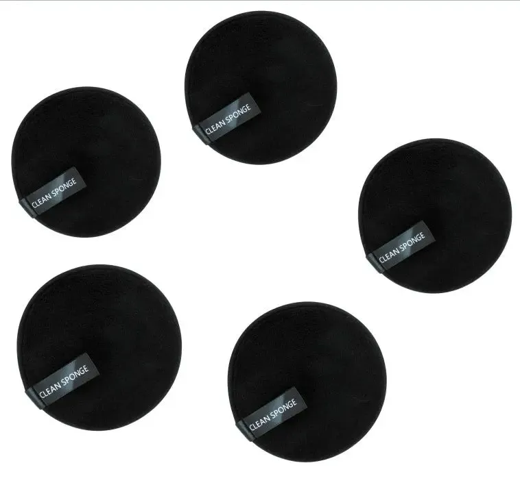 Magic Lazy Water Makeup Remover Powder Puff Short Hair Round Face Wash Makeup Remover Sponge