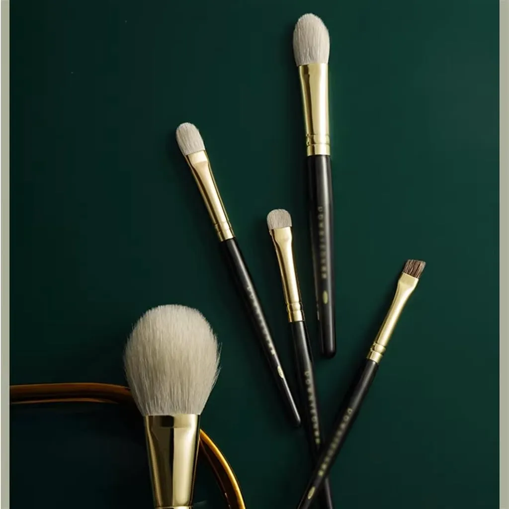 Makeup Brush Set 5pcs Super Soft Makeup Tools Brush Pack Loose Powder Brush Eyeshadow Brush(18cm,D)
