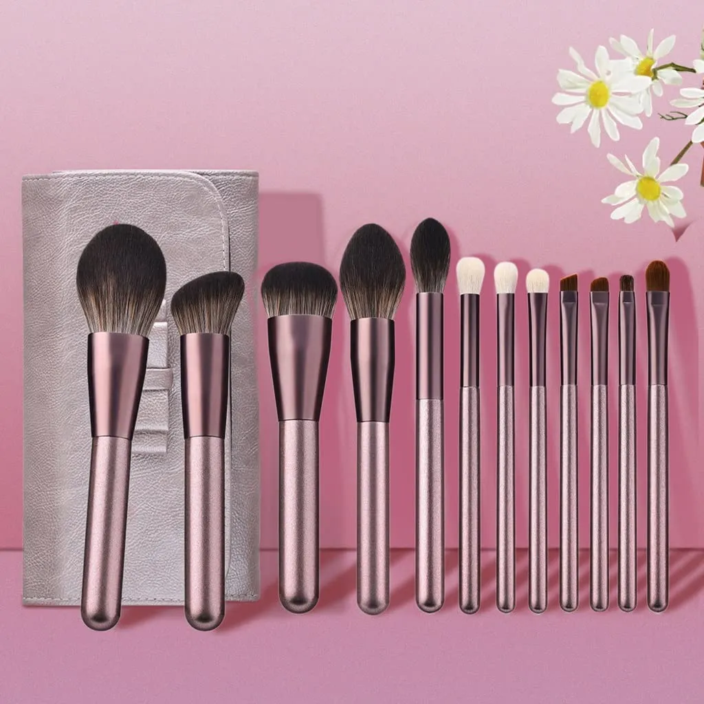 Makeup Brush Set Wooden Handle Brush Beauty Tool Soft Bristle Makeup Brush Loose Powder Brush