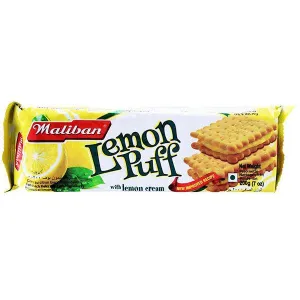 MALIBAN LEMON PUFF BISCUIT 200GM