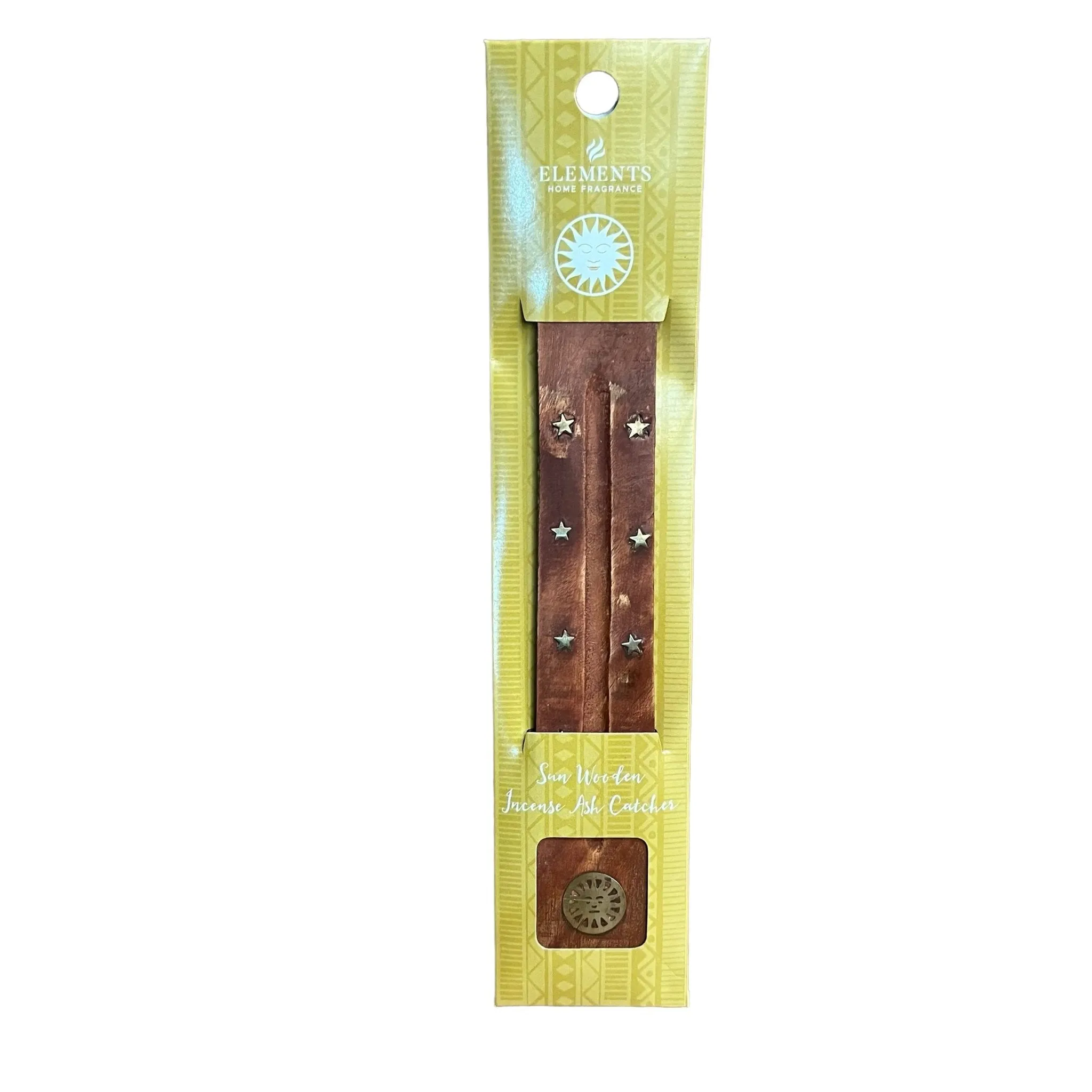 Mango Wood Sun Incense Ash Catcher