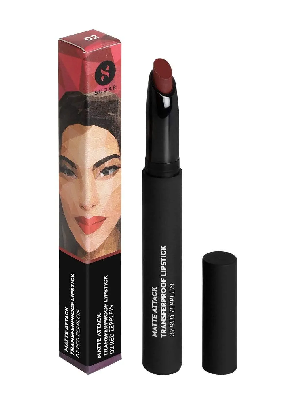Matte Attack Transferproof Lipstick - 02 Red Zeppelin