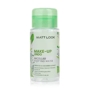 Mattlook Make-up Undo Micellar Purifying Water, Green Tea & Cucumber Extract