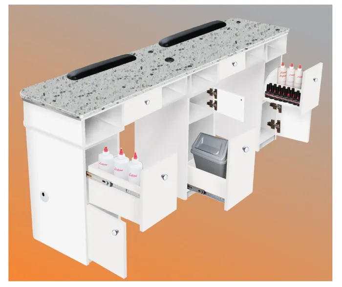 Mayakoba Sonoma Double Manicure Table