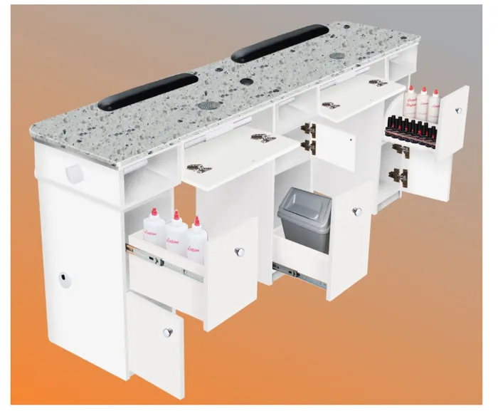 Mayakoba Sonoma Double Manicure Table